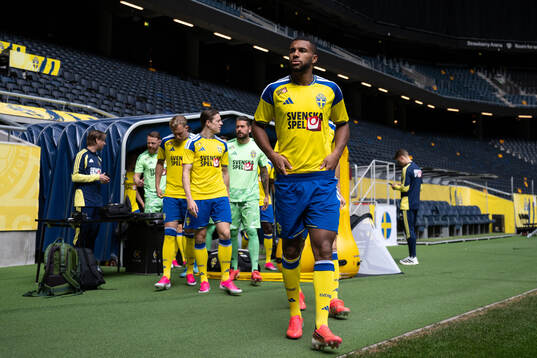 Isak Hien of the Swedish national football team