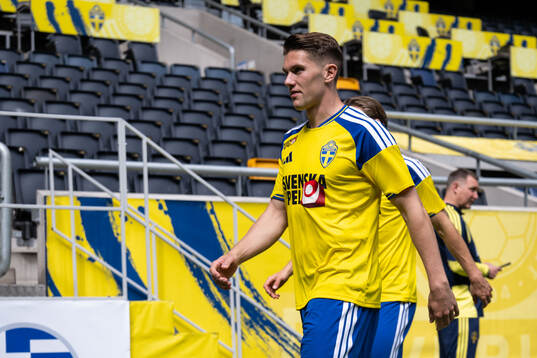 Viktor Gyökeres of the Swedish national football team