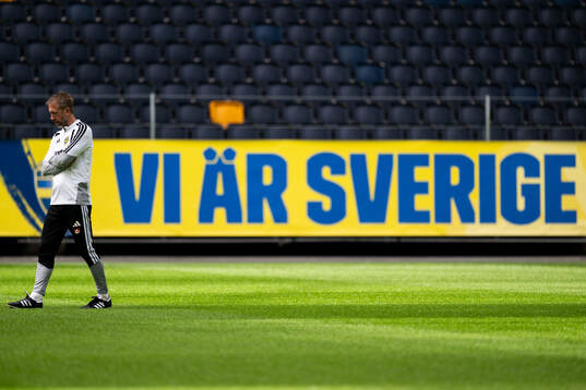 Head coach Graham Potter of the Swedish national football