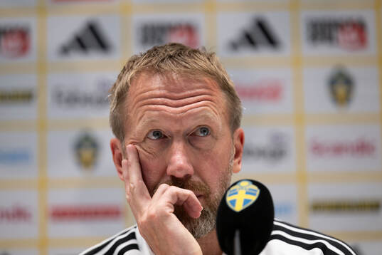 Head coach Graham Potter of the Swedish national football