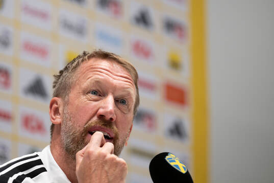 Head coach Graham Potter of the Swedish national football