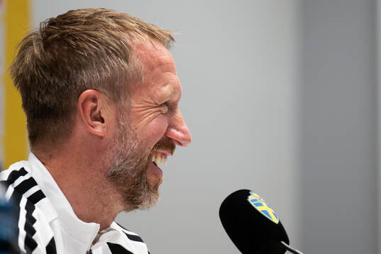 Head coach Graham Potter of the Swedish national football