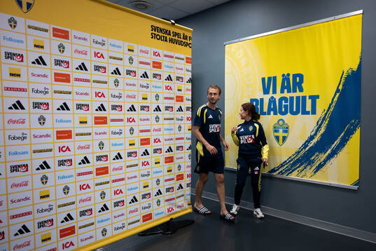 Benjamin Nygren of the Swedish national football team in