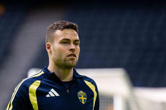 Gabriel Gudmundsson of the Swedish national football team