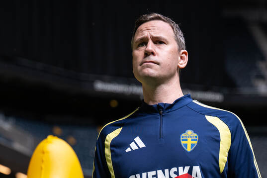 Jonas Svensson, chef for the Swedish national football team