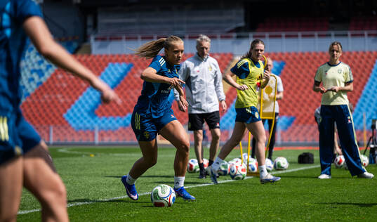 Smilla Holmberg of the Swedish women's national football