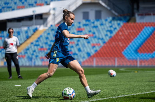 Julia Zigiotti Olme of the Swedish women's national