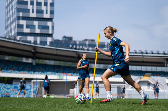 Beata Olsson of the Swedish women's national football team