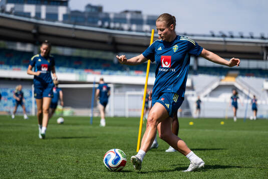 Anna Anvegård of the Swedish women's national football team