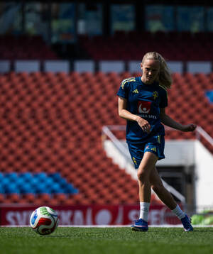 Matilda Vinberg of the Swedish women's national football