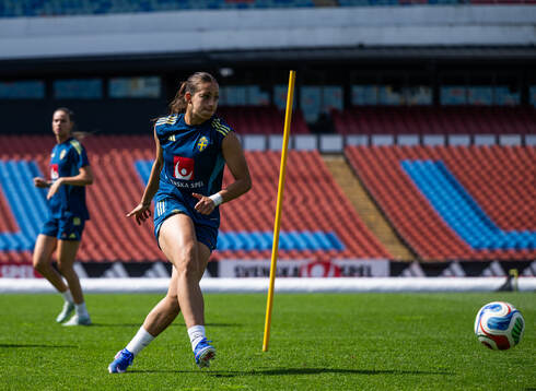 Rosa Kafaji of the Swedish women's national football team