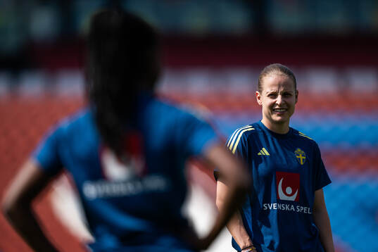 Anna Anvegård of the Swedish women's national football team