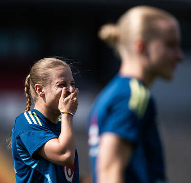 Anna Anvegård of the Swedish women's national football team