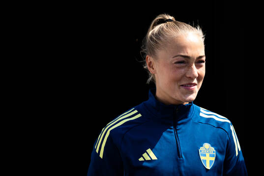Hanna Bennison of the Swedish women's national football team