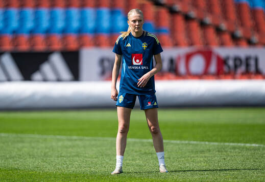 Filippa Andersson of IFK Göteborg at a training session