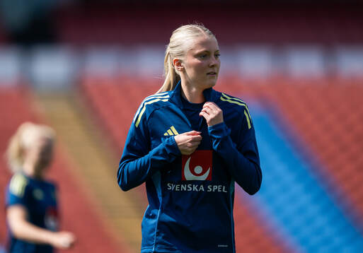 Filippa Andersson of IFK Göteborg at a training session