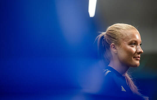 Smilla Holmberg of the Swedish women's national football