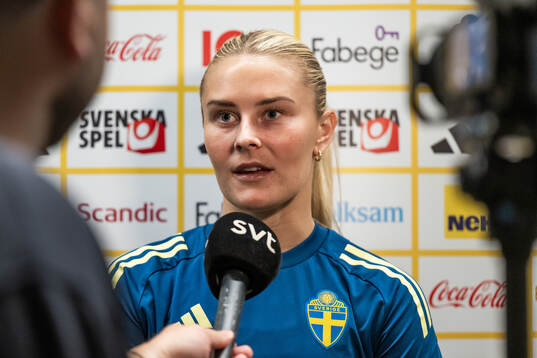 Amanda Nildén of the Swedish women's national football team