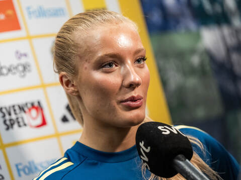 Smilla Holmberg of the Swedish women's national football