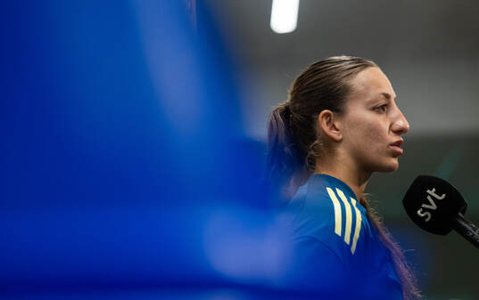 Rosa Kafaji of the Swedish women's national football team