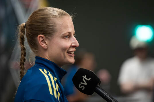 Anna Anvegård of the Swedish women's national football team