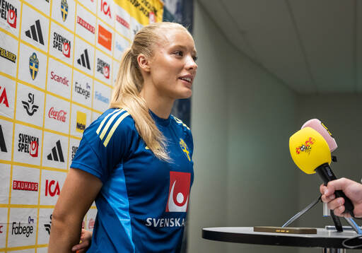 Smilla Holmberg of the Swedish women's national football