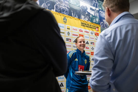 Anna Anvegård of the Swedish women's national football team