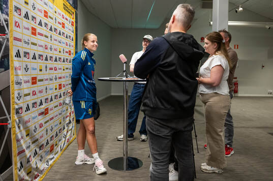 Anna Anvegård of the Swedish women's national football team