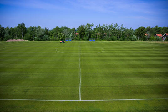 The football ground of Ekerum