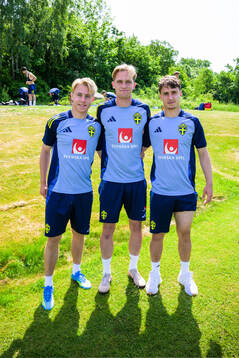 Charlie Rosenqvist, Olle Samuelsson and Kenan Busuladzic of