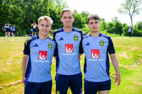 Charlie Rosenqvist, Olle Samuelsson and Kenan Busuladzic of