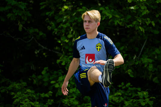 Charlie Rosenqvist of the Swedish under-21 national