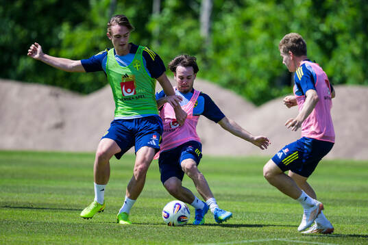 Yannick Geiger of the Swedish under-21 national football