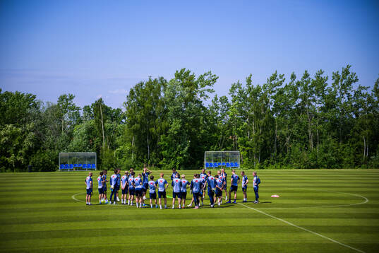 Players of the Swedish under-21 national football team