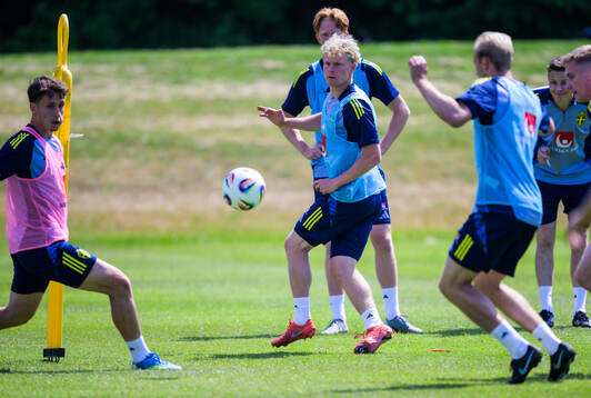 Fabian Björklund of the Swedish under-21 national football