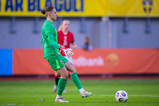 Goalkeeper Rugile Rulyte of Norway