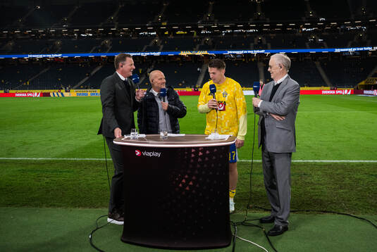 Niklas Jihde, Fredrik Ljungberg and Lars Lagerbäck of