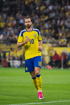 Benjamin Nygren of Sweden looks dejected
