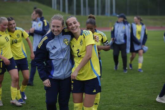 Angelina Klingberg of Sweden celebrates