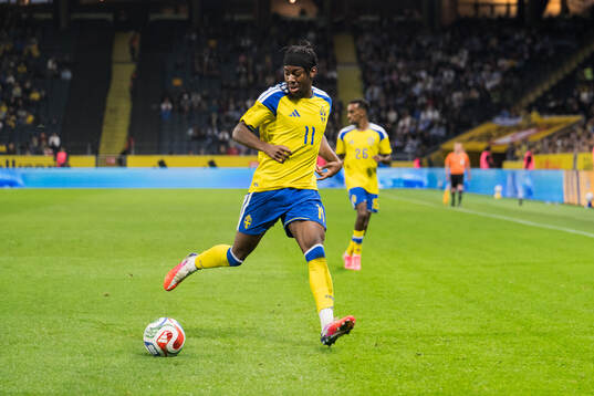 Anthony Elanga of Sweden