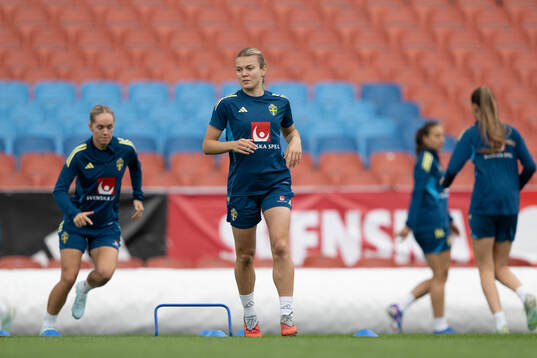Beata Olsson of the Swedish women's national football team