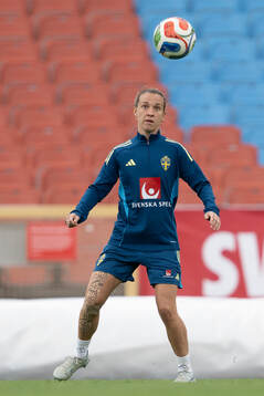 Julia Zigiotti Olme of the Swedish women's national