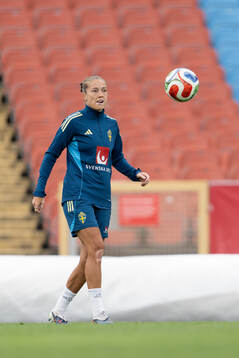 Filippa Angeldahl  of the Swedish women's national football