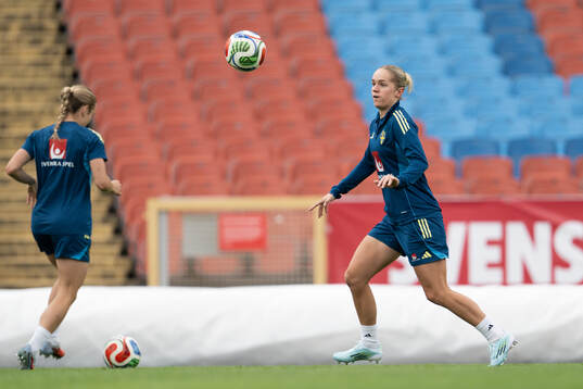 Hanna Lundkvist  of the Swedish women's national football