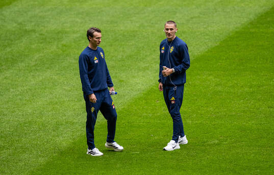 Hjalmar Ekdal and Gustaf Lagerbielke of Sweden
