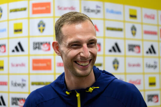 Gustaf Nilsson of Sweden is interviewed