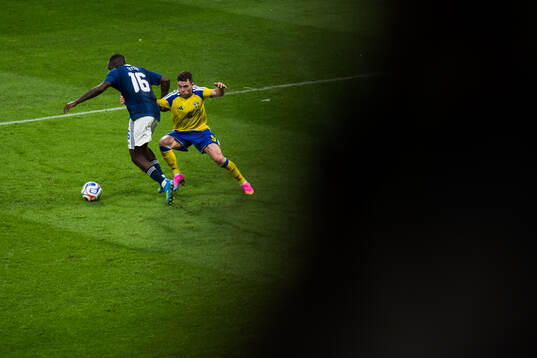 Andreas Tetteh of Greece and Gabriel Gudmundsson of Sweden