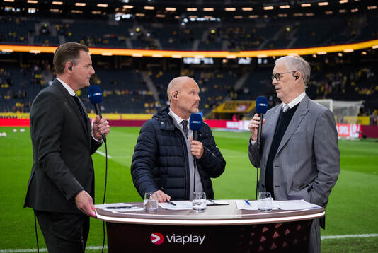 Niklas Jihde, Fredrik Ljungberg and Lars Lagerbäck of