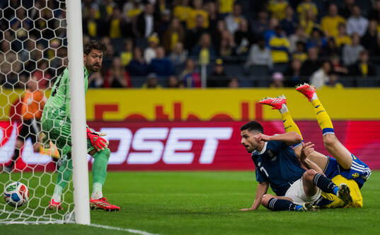 Giorgos Masouras of Greece scores 2-2 competing with