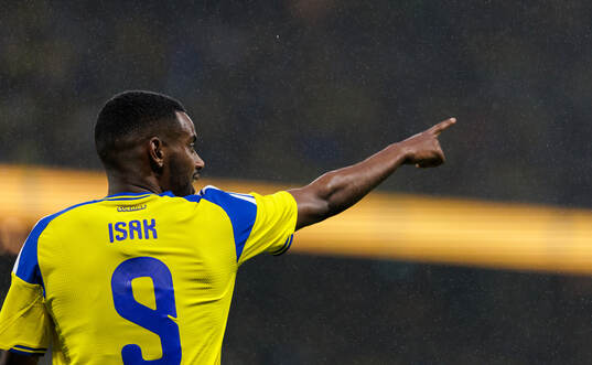 Alexander Isak of Sweden
